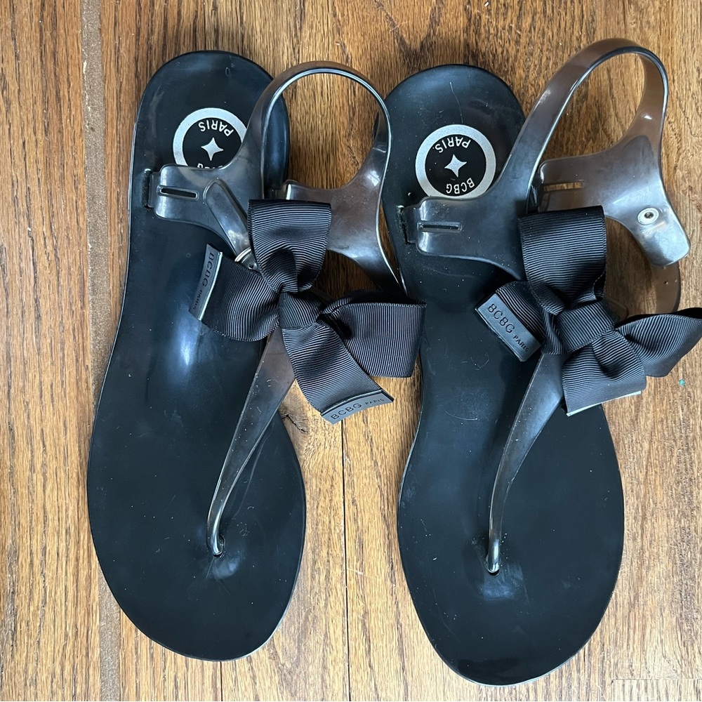BCBG Bow Sandals